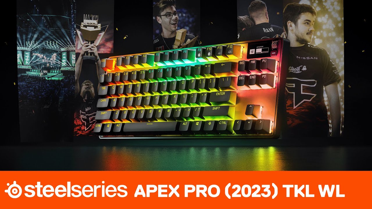 SteelSeriesゲーミングキーボード「Apex Pro TKL 2023 Wireless