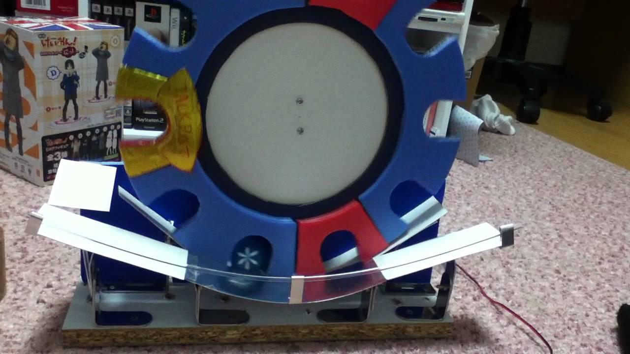 自作メダルゲーム】久々に作った自作抽選機 - YouTube