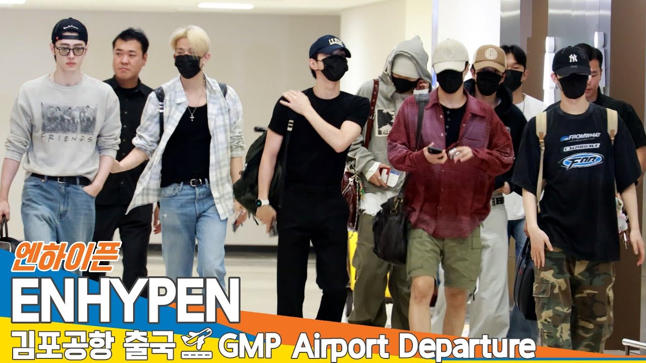 PHOTO】ENHYPEN、ファンサイン会のため中国へ出国（動画あり） - Kstyle