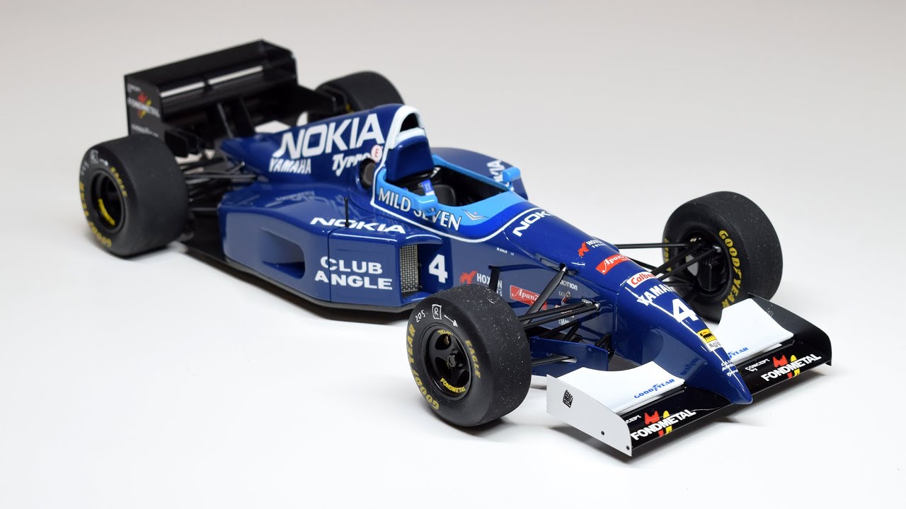 Building a Tyrrell 023 Tamiya 1/20 F1 Scale Model Part 2 - YouTube