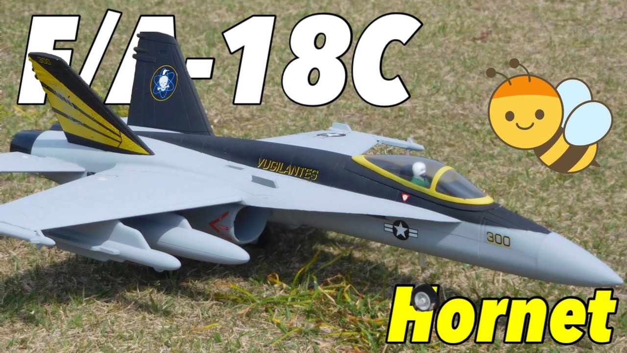 ラジコン飛行機 小さいけどカッコいいF/A-18Cを飛ばしてみた/FMS F/A
