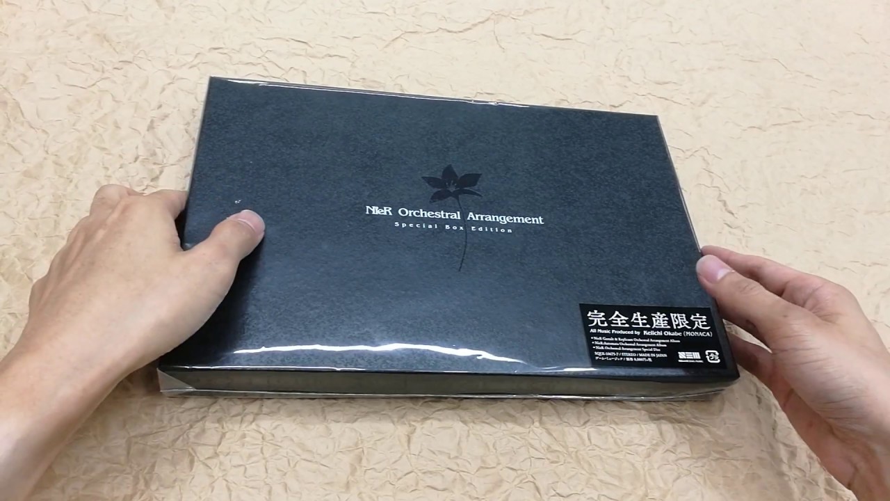 Unboxing] NieR Orchestral Arrangement Special Box Edition - YouTube