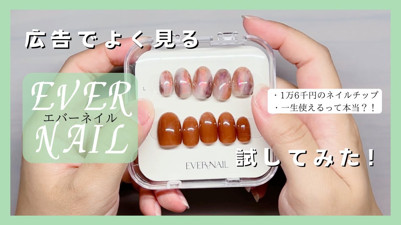 ノー案件】広告でよく見る『一生使えるネイルチップ』エバーネイルEVER