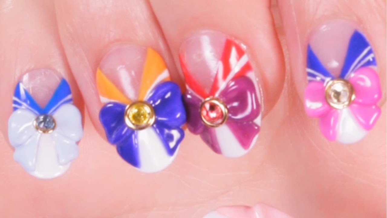 セーラームーンネイル♡指先に乙女のポリシー｜C CHANNELネイル - YouTube