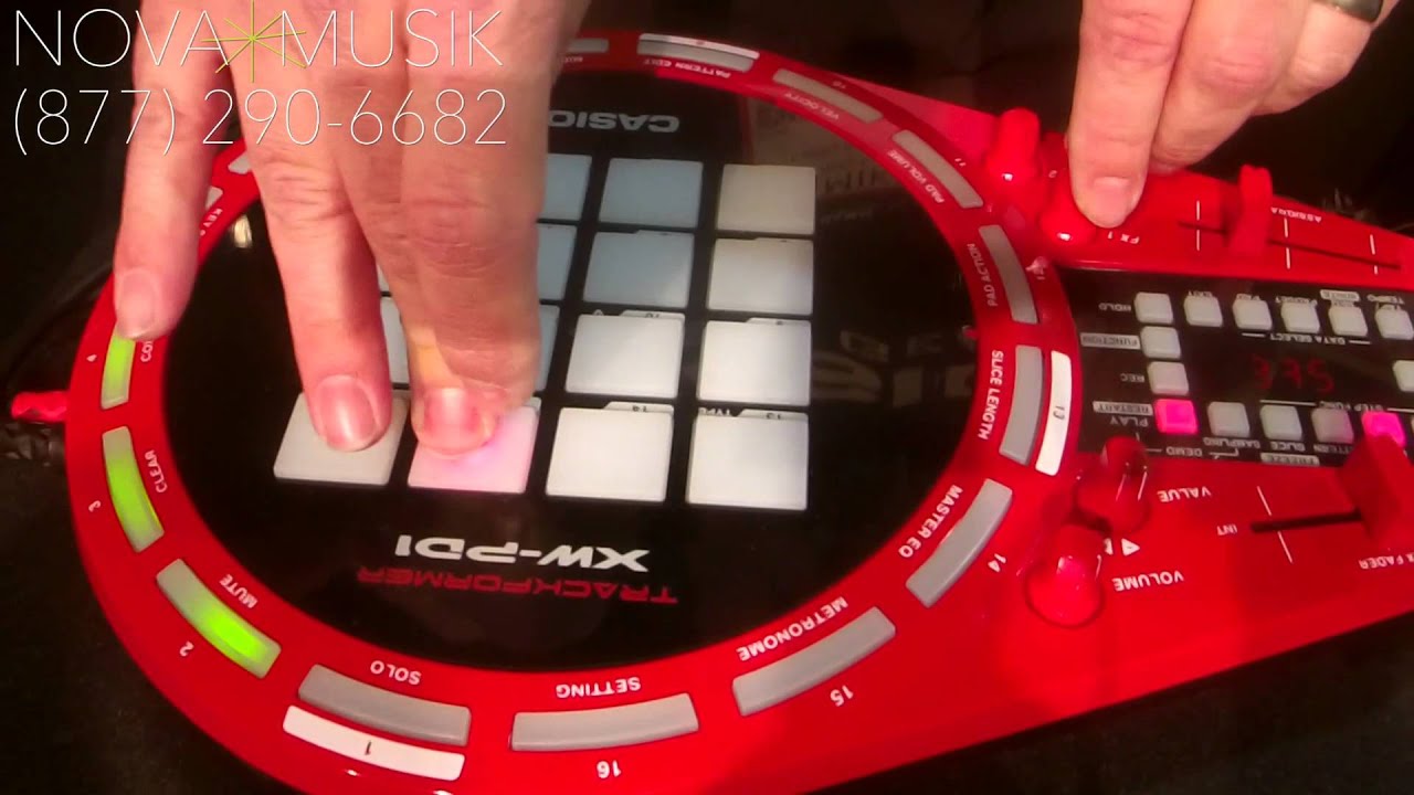 Nova Musik - Casio Trackformer XW-PD1 and XW-DJ1 at NAMM 2015