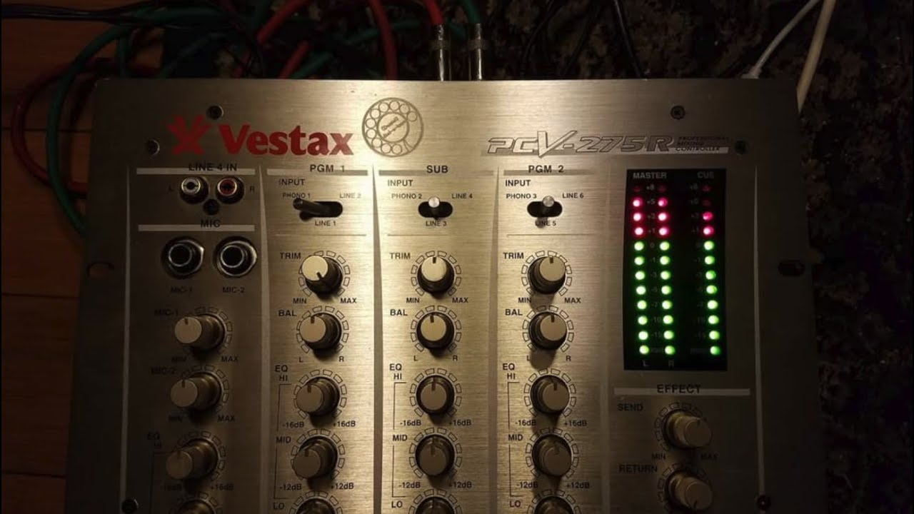 Danieldialatone Vestax PCV-275 isolator bypass - YouTube