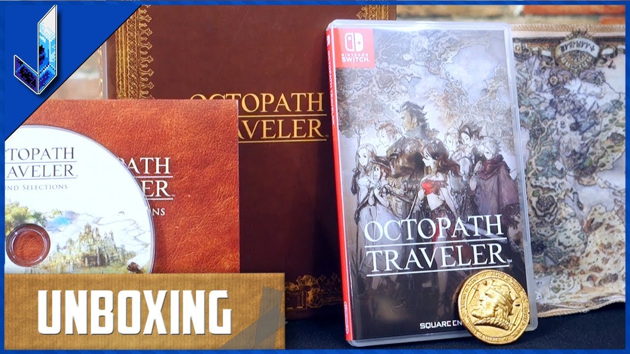 Octopath Traveler Wayfarer's Edition Unboxing - YouTube