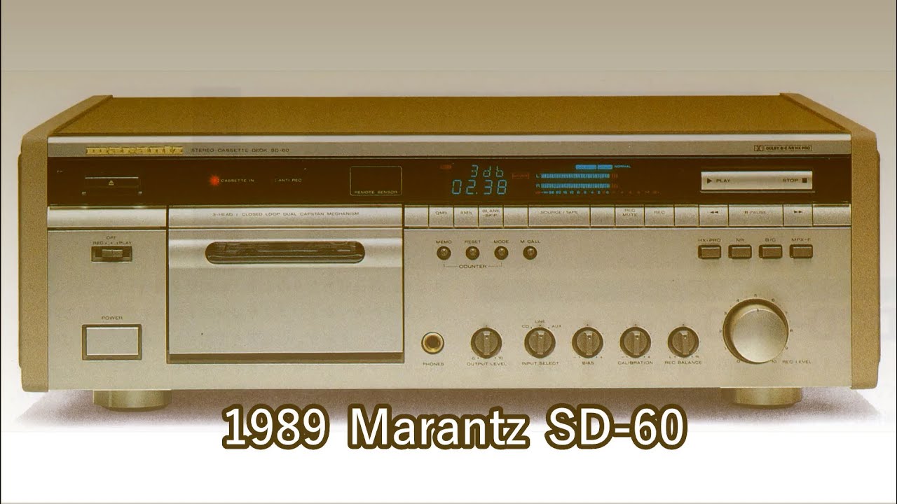 1989 Marantz SD-60 - YouTube