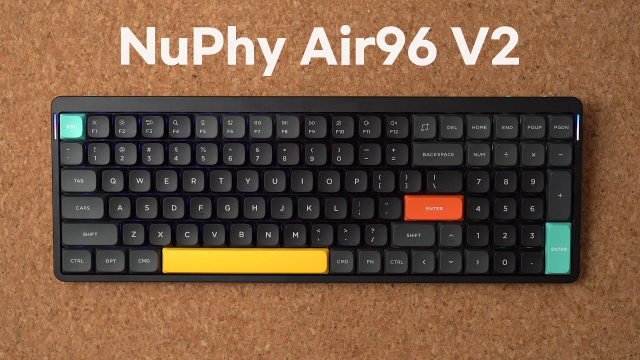 NuPhy Air96 V2 Wireless Custom Mechanical Keyboard review (with