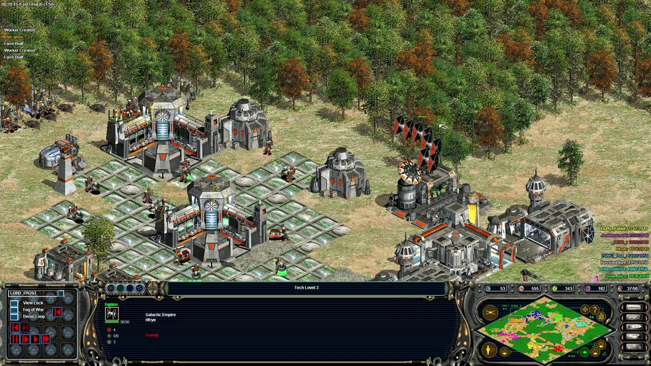 Rumble in the Forest - 4v4 - Star Wars Galactic Battlegrounds