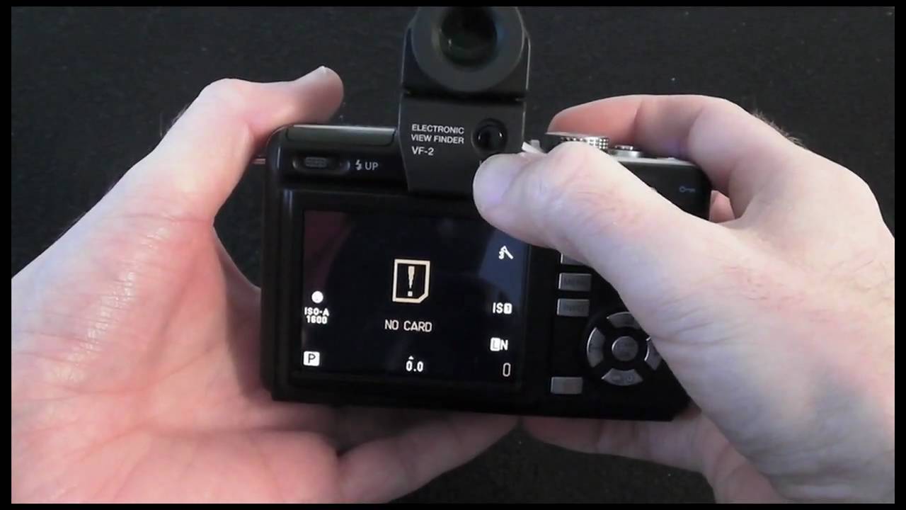 Olympus VF-2 Electronic Viewfinder Review - YouTube