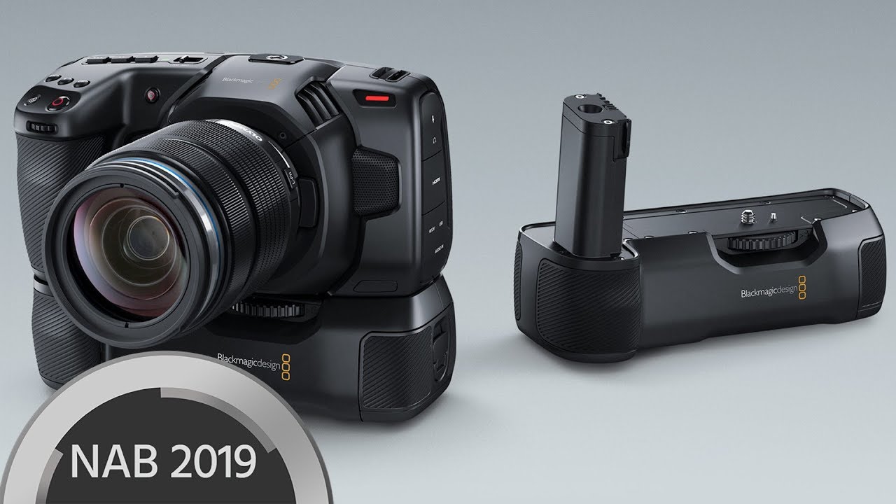 Blackmagic Design Pocket Cinema Camera 4K Battery Grip - YouTube
