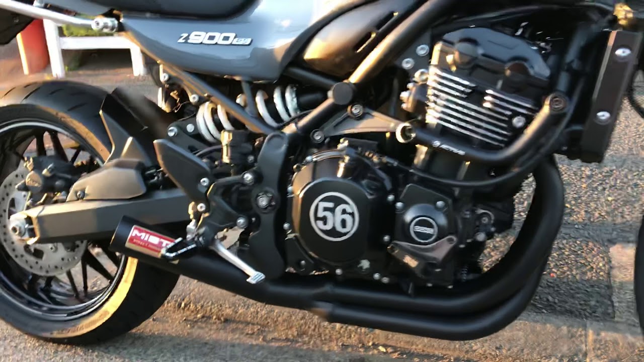 Z900RSミスティ金太郎マフラー（Lサイレンサー装着） - YouTube