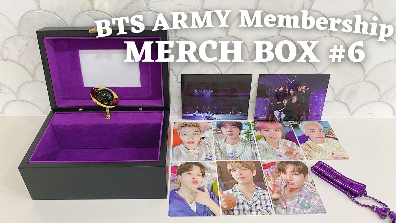 BTS MERCH BOX #6 | ARMY Membership Merch Pack | UNBOXING ASMR [4K