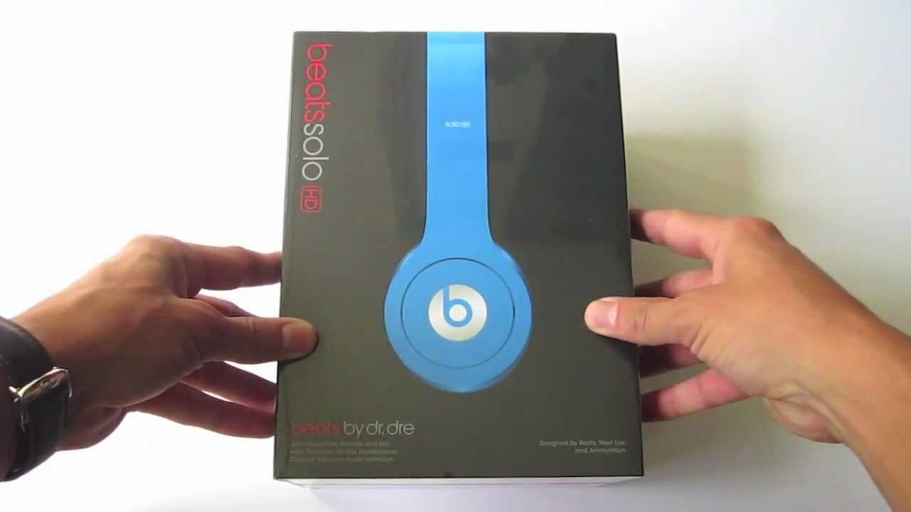 Blue Solo HD Beats by Dr. Dre Headphones - YouTube