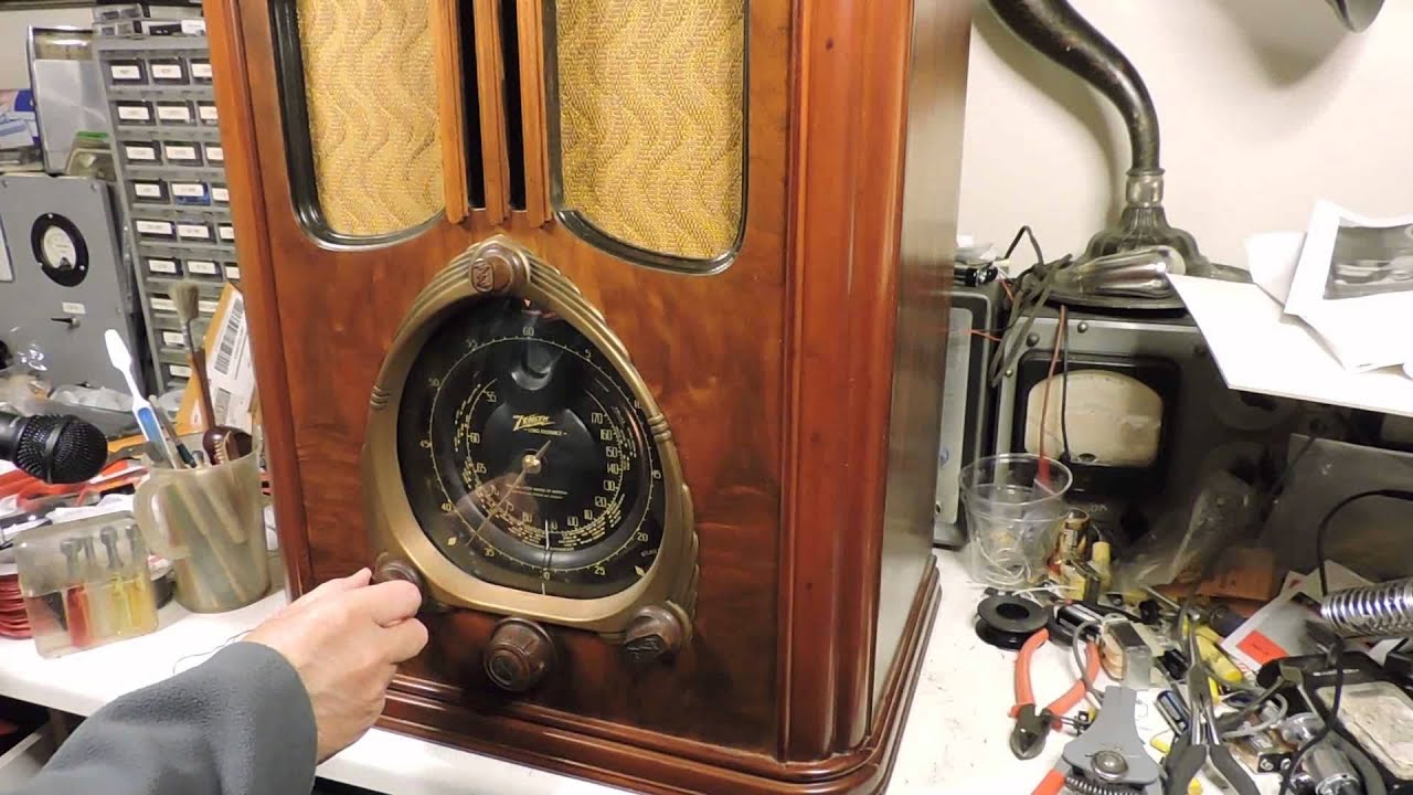 Zenith 7S232 Walton 1938 - YouTube