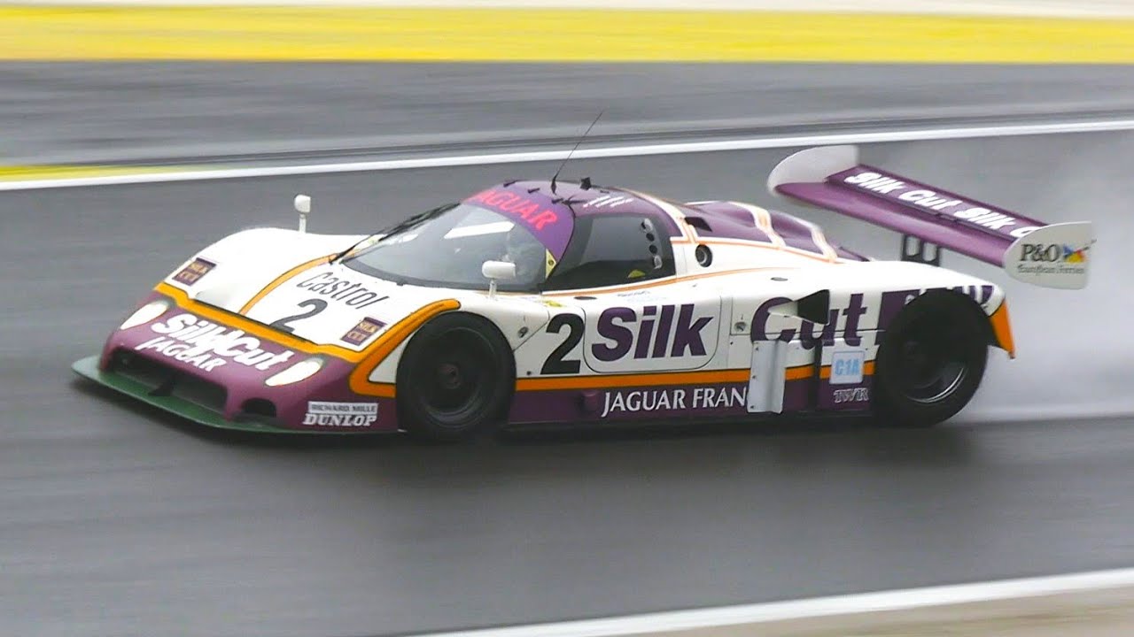 1988 Jaguar XJR-9 - LOUD 750HP 7.0L V12 Group C Car Racing at Spa