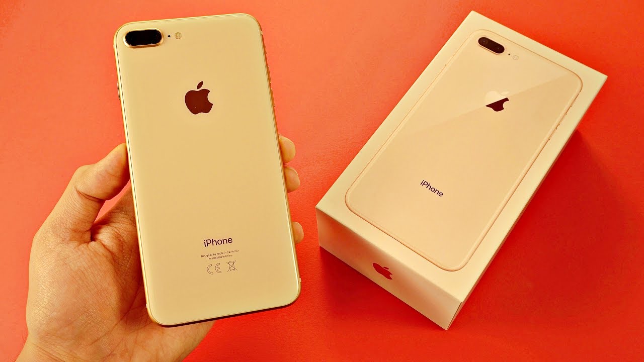 iPhone 8 Plus GOLD Unboxing & First Look vs 7 Plus! - YouTube