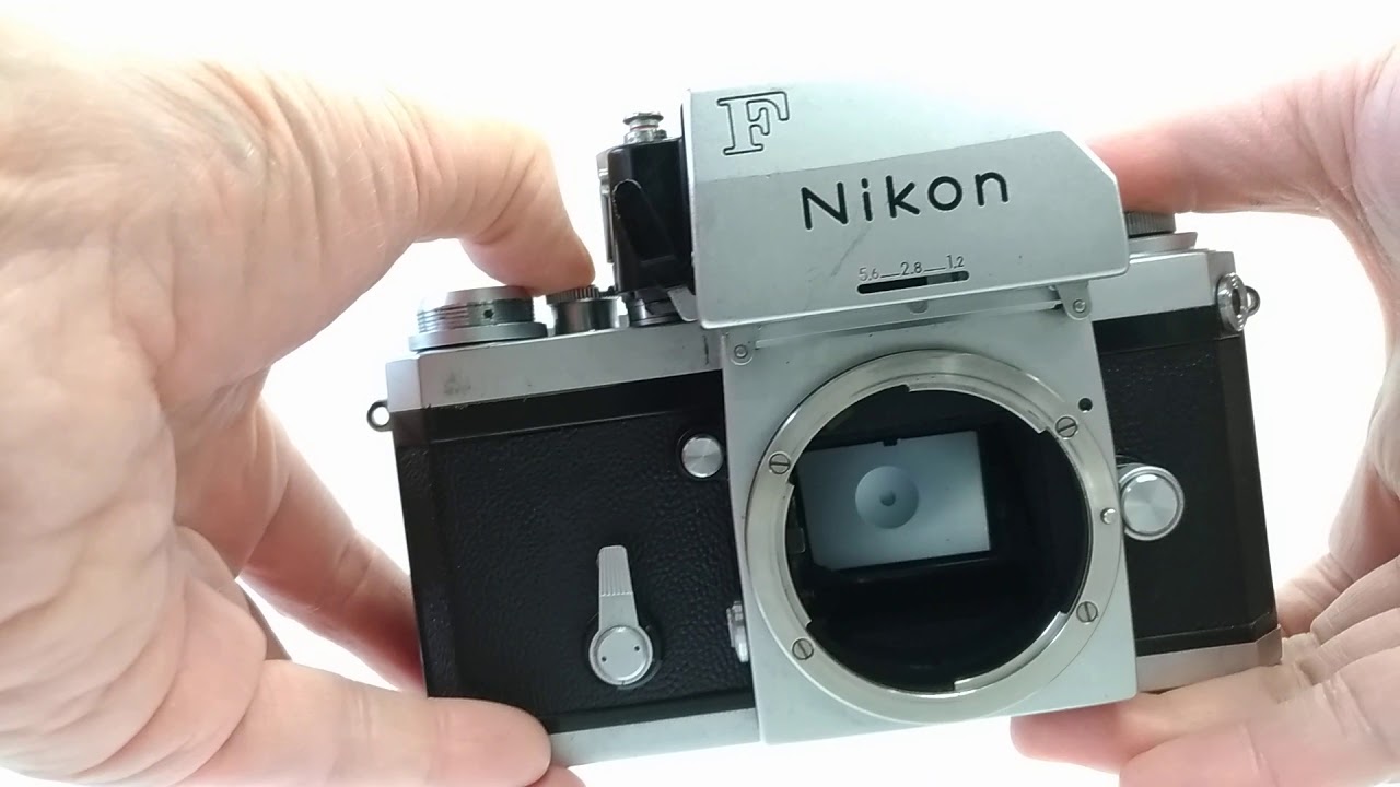 Nikon F Photomic FTN 35mm SLR Film Camera with Nikkor-H Auto 50mm