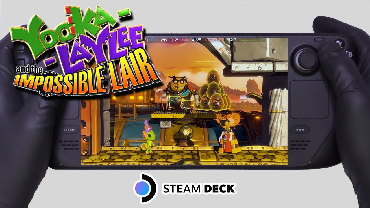 Yooka-Laylee and the Impossible Lair | Steam Deck Gameplay | Steam