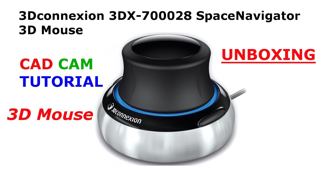 Unboxing 3Dconnexion SpaceNavigator 3D Mouse 3DX 700028 - YouTube