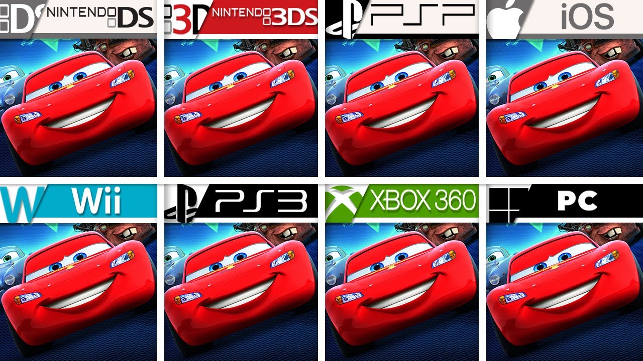 Cars 2 The Video Game (2011) DS vs 3DS vs PSP vs iOS vs Wii vs PS3