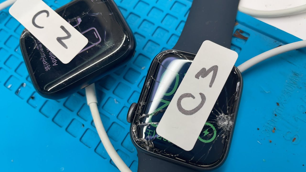 Apple Watch 8 ガラス画面割れ修理¥21000 - YouTube