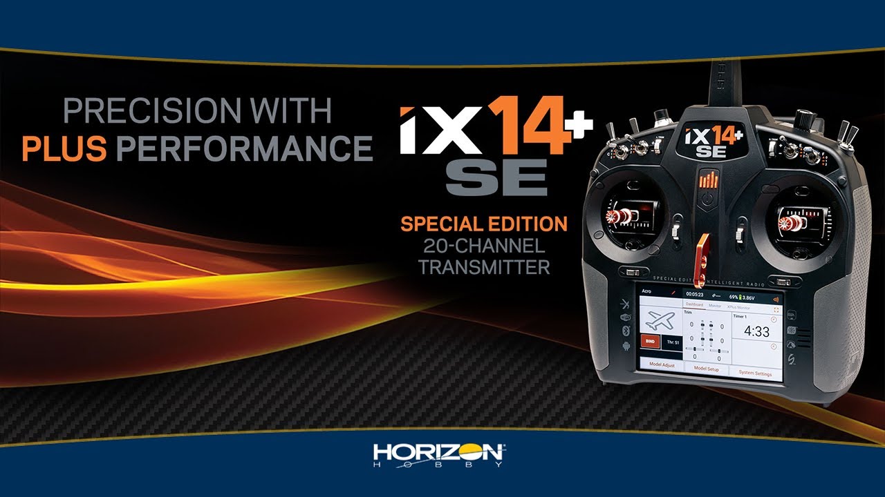 iX14+ Special Edition Transmitter with 20-Channel PowerSafe