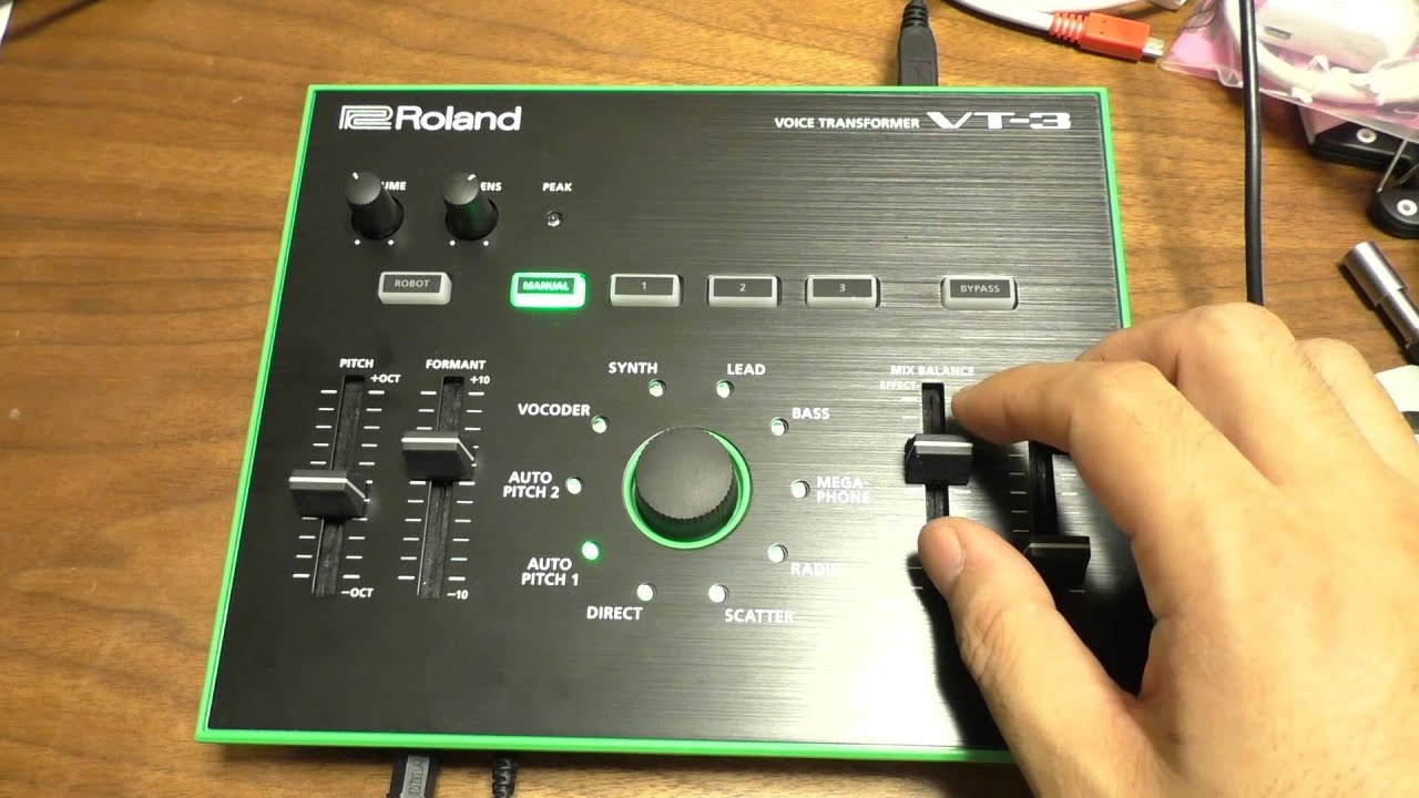 Roland AIRA VT-3 ボイストランスフォーマー, ヴォコーダー, ロボット