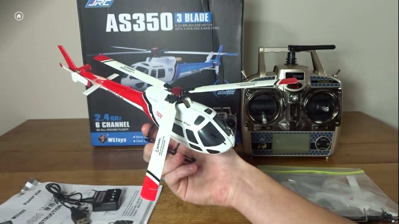 WL Toys V931 AS350 Review and Flight - YouTube