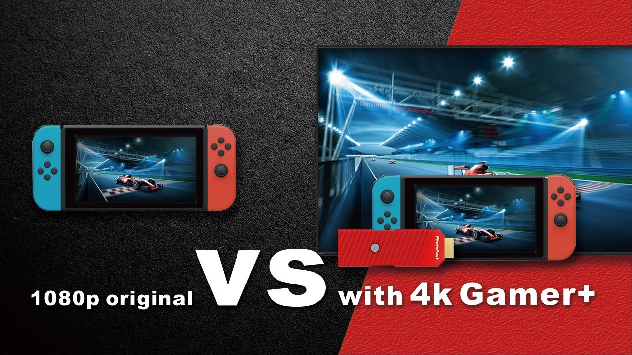 Nintendo Switch向けHDMIアップコンバーター「4K Gamer+」Makuakeにて