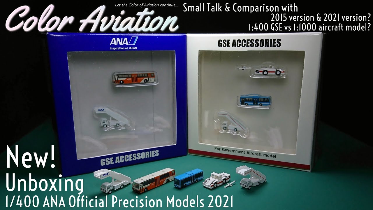 Unboxing new 2021 ANA Official Precision Models GSE Accessories