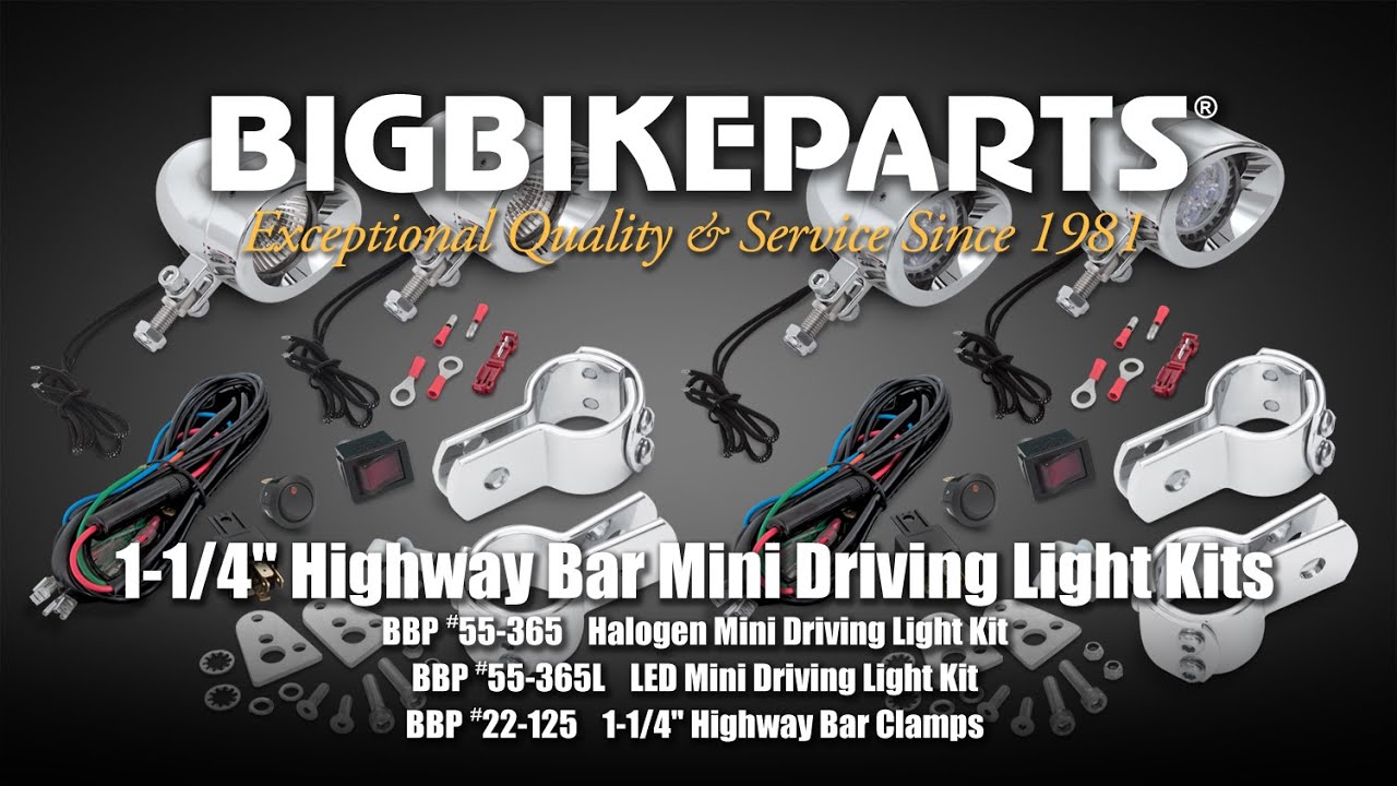 Show Chrome Highway Bar LED Mini Driving Light Kit - LED - 55-365L