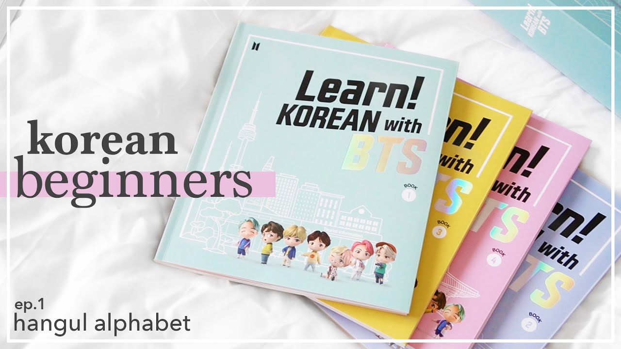 LEARN KOREAN WITH BTS - Hangul Alphabet | Ep.1 - YouTube