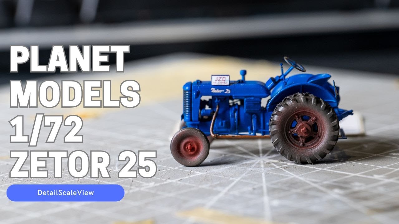 DetailScaleView: Planet Models 1/72 Zetor 25 (MV129) Build-Review