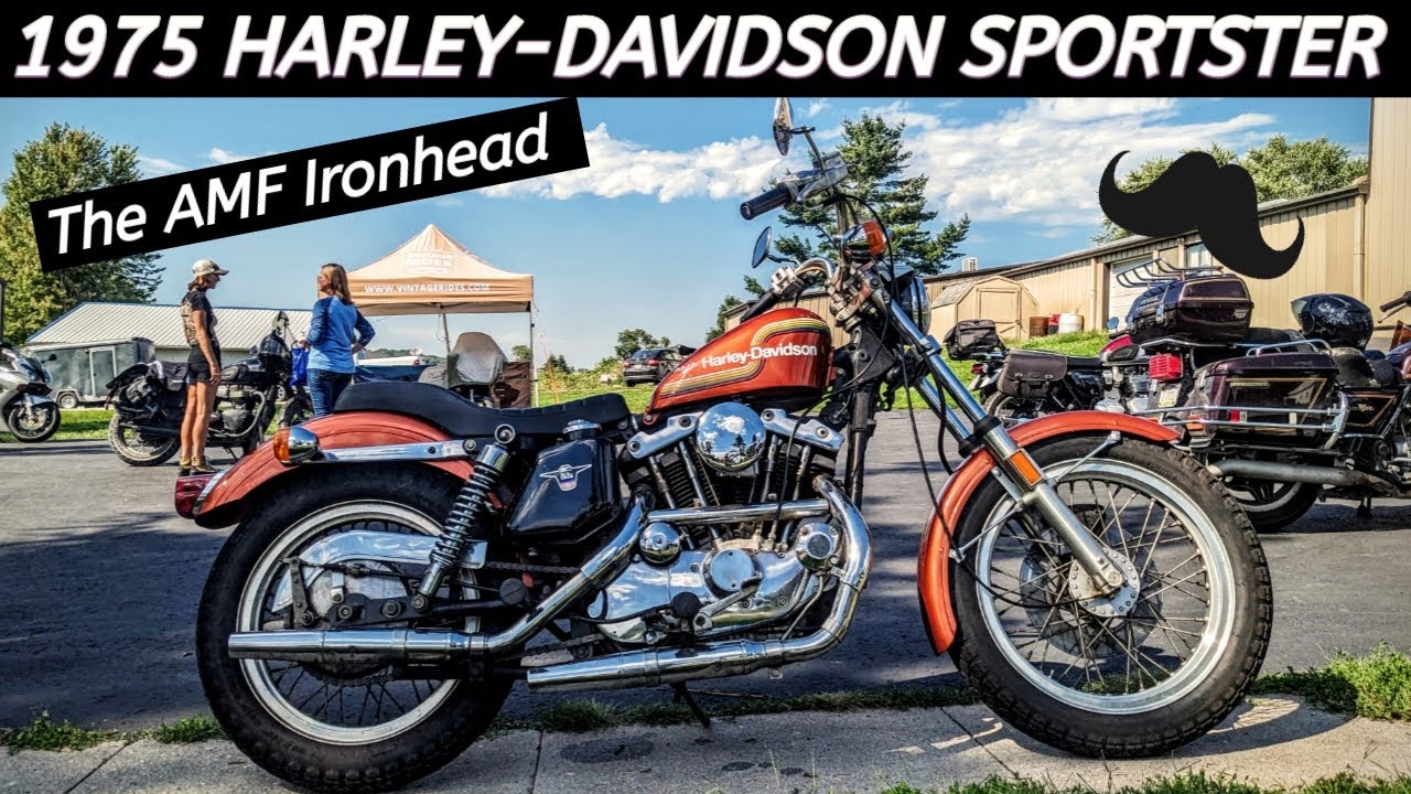 Classic 1975 Harley-Davidson Sportster in Rare Stock (almost) Form