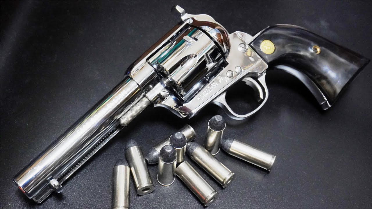A rare model gun now! A silver-plated quick-fire custom gun