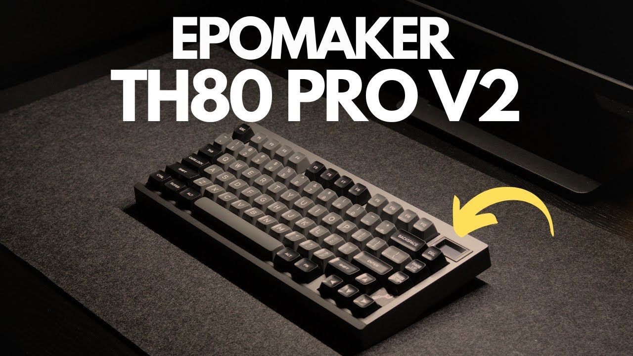 This keyboard DOES NOT need modding (THOCK) | Epomaker TH80 Pro