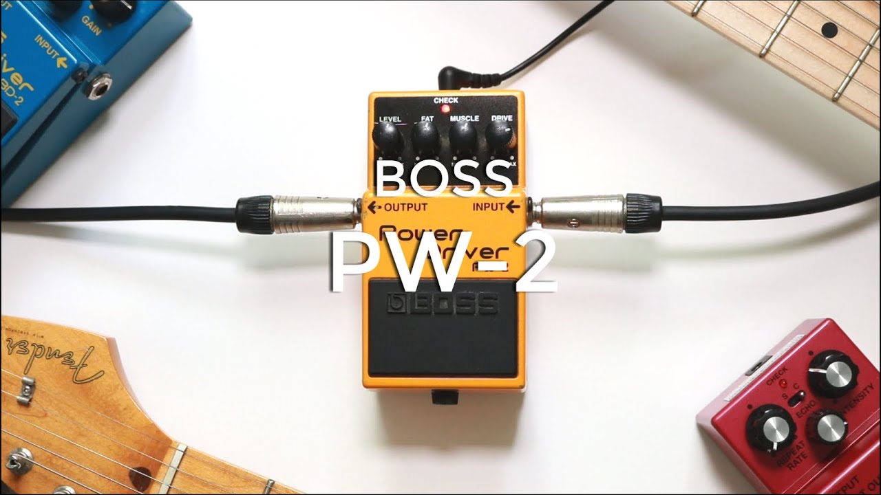 Boss PW-2 Power Driver | Rare Boss Distortion/Drive Pedal - YouTube