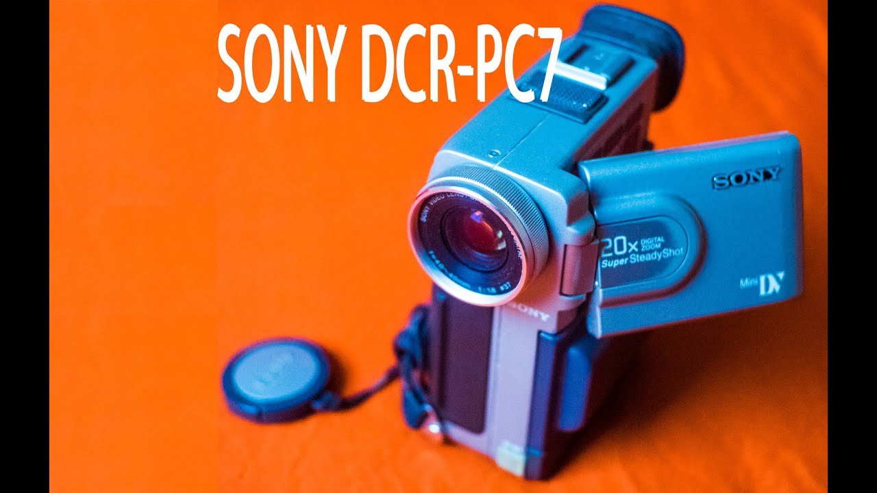 Sony DCR-PC7 small early digital miniDV camcorder, 1996