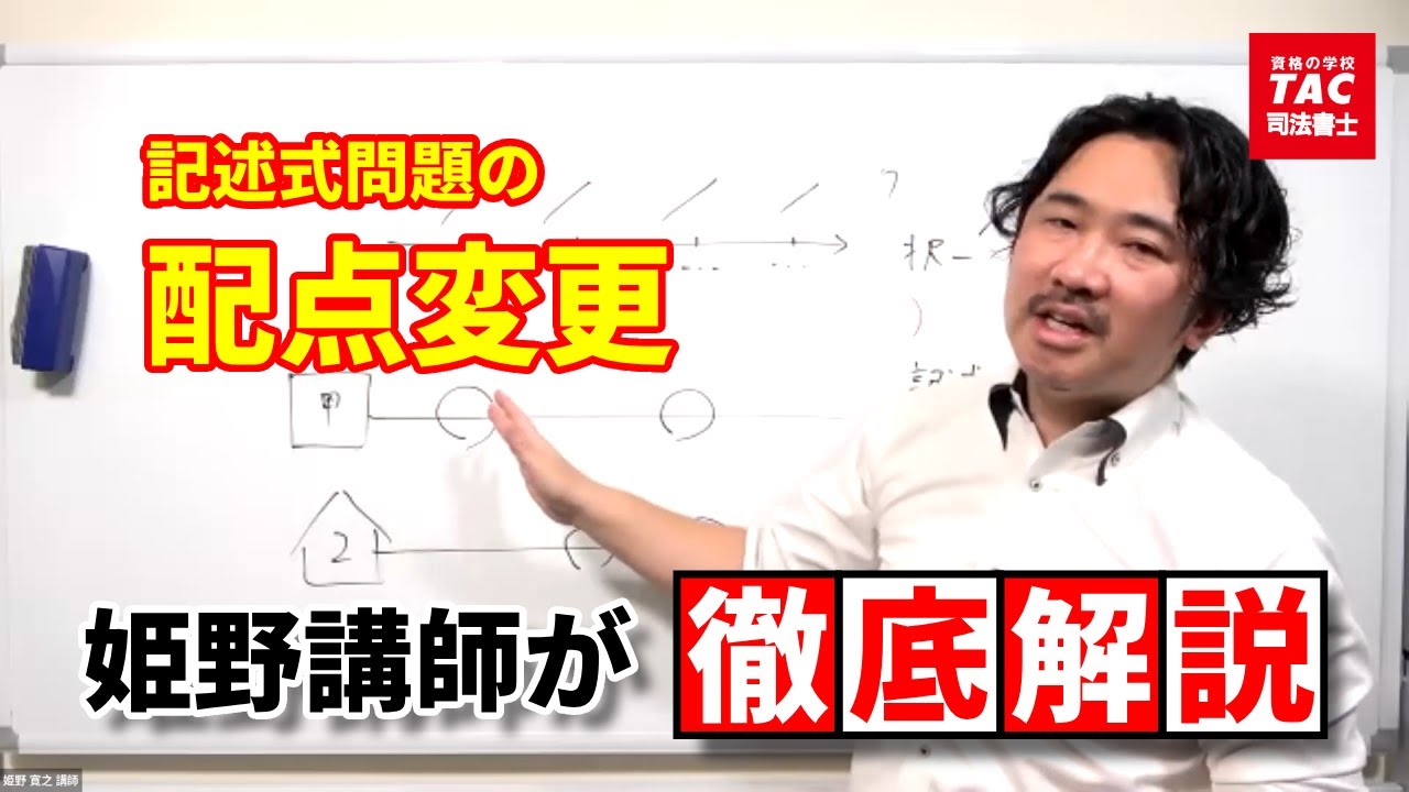 記述式問題の配点変更で24年度試験戦略はどう変わるのか？姫野講師が