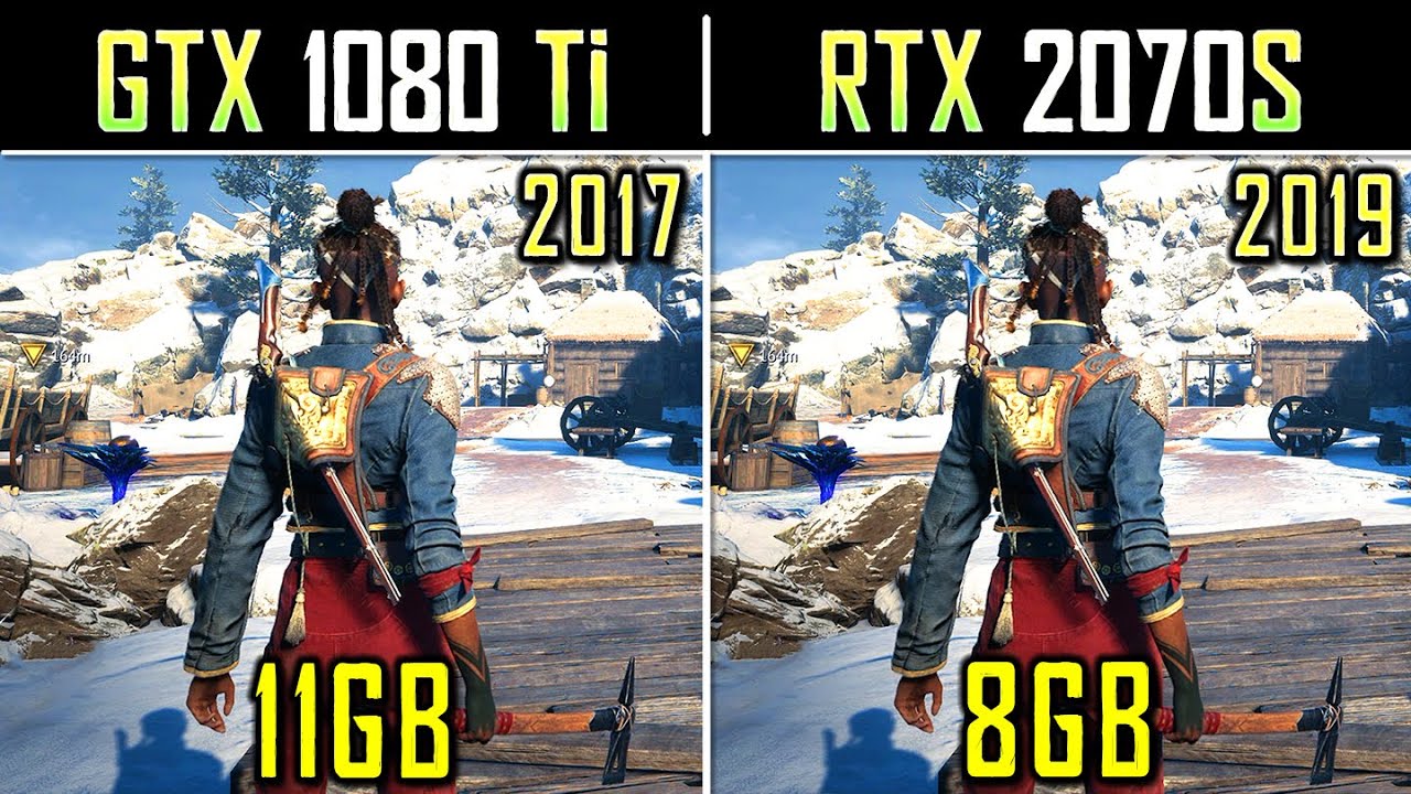 GTX 1080 Ti vs RTX 2070 SUPER - How Much Performance Difference in