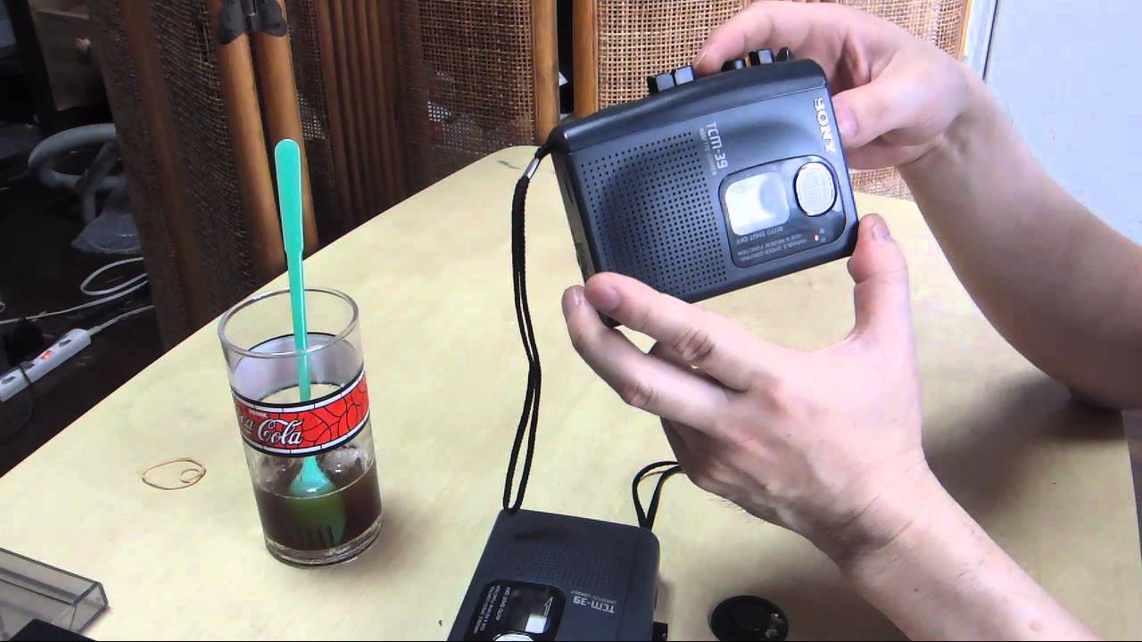 ヤフオクで買ったジャンクな兄弟、SONYのTCM-39を2台修理したぞ - YouTube