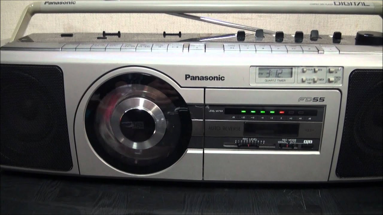 HD】 Panasonic 縦型CDラジカセ RX-FD55 