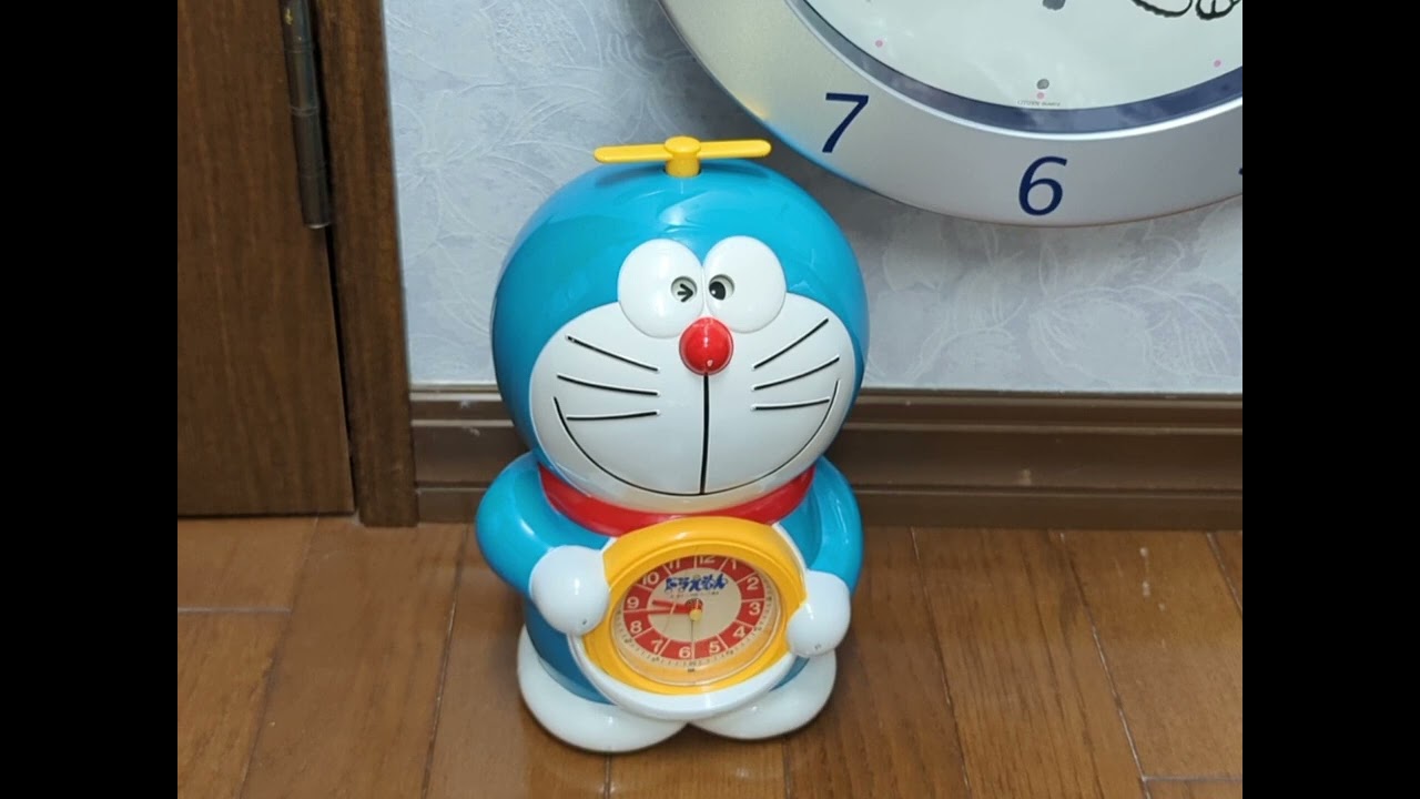 大山のぶ代さん】ドラえもん 目覚まし時計 セイコー - YouTube