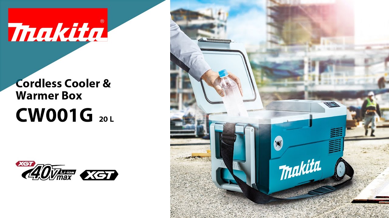 Makita CORDLESS COOLER & WARMER BOX CW001G - YouTube