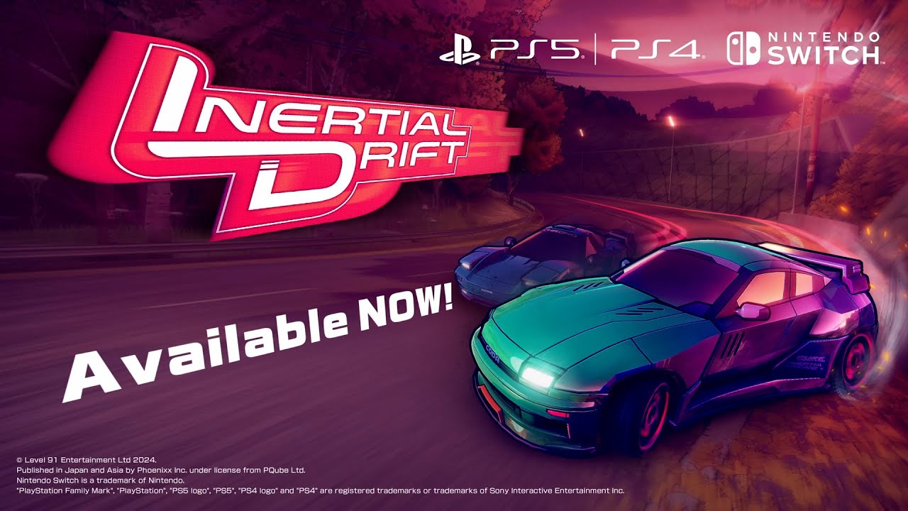 2本のスティックで新感覚のドリフト！『Inertial Drift』Switch/PS4
