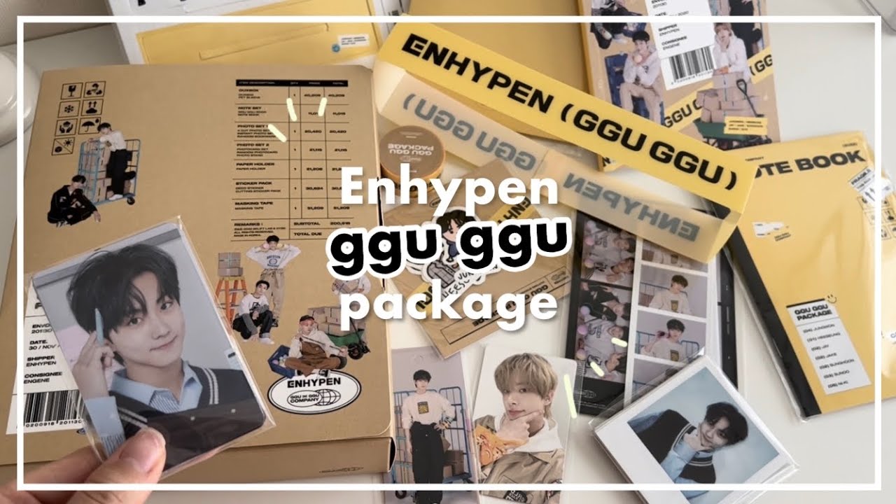 Enhypen】ggu ggu package 2022 unboxing / エナプのククパケ開封