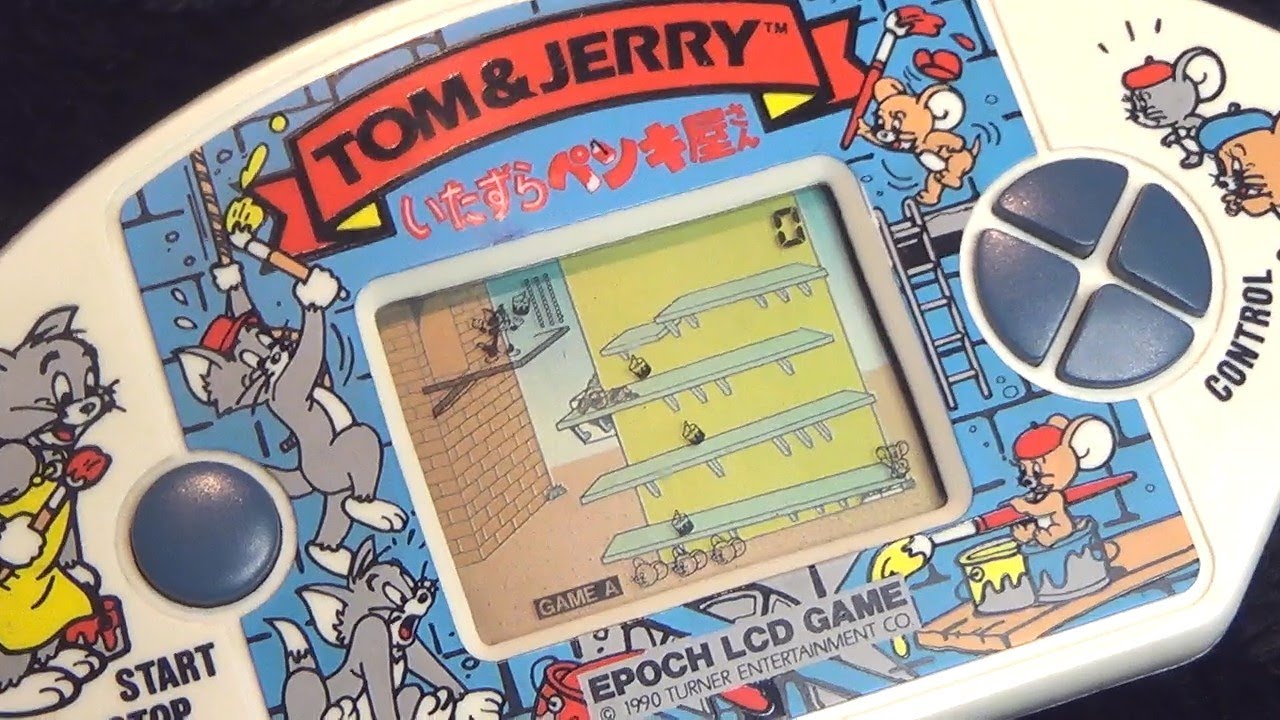 レトロ 電子ゲーム】エポック社 LCDゲーム トムとジェリー いたずら