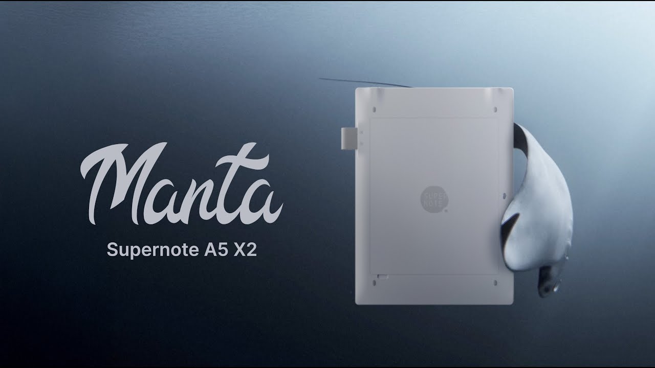 Supernote Manta丨思考の海に、深く、潜る - YouTube